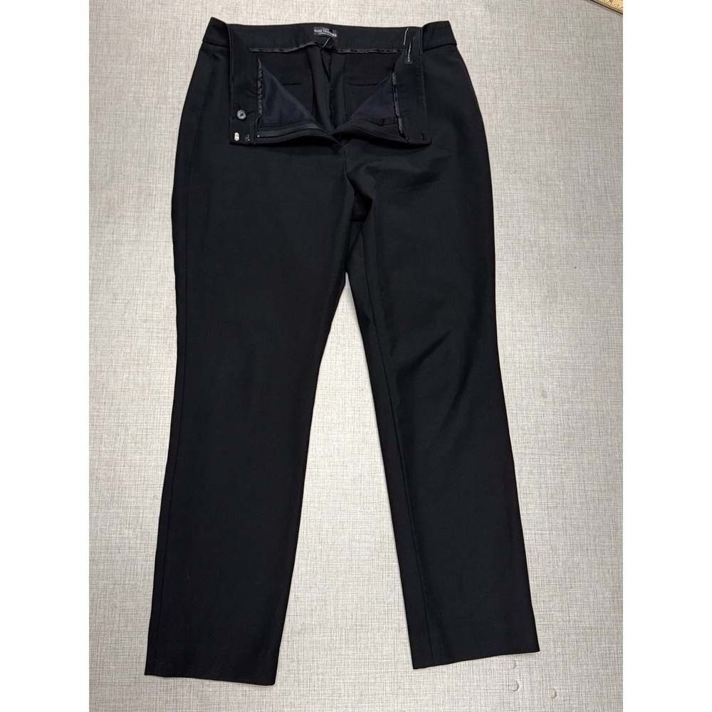 White House Black Market Black  Classic‎ Slim Trouser Comfort Stretch Size 14